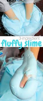 This Would Be Great For Walsh S Therapy Kit How To Make A Quick And Easy Fluffy Slime With Just 3 Household Ingredi Science For Kids Fluffy Slime Diy For Kids
