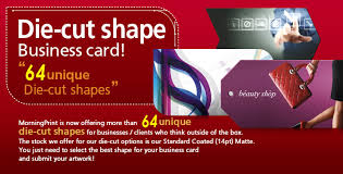 Check spelling or type a new query. Morningprint Com Die Cut Shape Business Cards Best Price In Fast