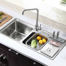The white sink is sculpted from fireclay and exposed to extreme temperatures, developing a smooth enamel finish that's strong, stain. Modern Glass Kitchen Sink Novocom Top