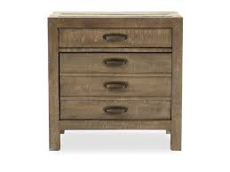 29 Casual Weathered Two Drawer Nightstand In River Rock Mathis Brothers Furniture