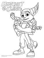 Ratchet And Clank Coloring Sheet Movie Coloring Books Doodle Coloring Coloring Pages