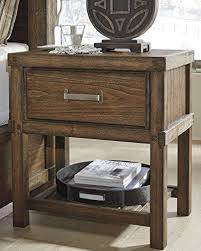 Ashley Leystone One Drawer Night Stand In Dark Brown Nightstand Drawer Nightstand Ashley Furniture