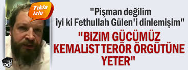 Gazeteci fatih tezcan 15 temmuz ile ilgili yaptığı değerlendirme de ak parti eski i̇stanbul milletvekili metin külünk'e ''seni rahat bırakmazlar'' dediğini aktardı. Fatih Tezcan Bizim Gucumuz Kemalist Teror Orgutune Yeter