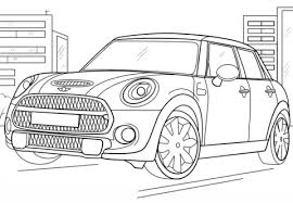 Mini Cooper Coloring Page Mini Cooper Coloring Pages To Print Coloring Pages
