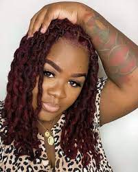 60 Red Loc Extensions Locs Hairstyles Faux Locs Hairstyles Beautiful Dreadlocks