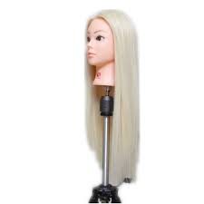 26 Blonde Professional Styling Head Wig Head Stand Women Makeup Hairdressing Dummy Doll Training Mannequin Head Ama Womens Makeup Hairdresser Mannequin Heads
