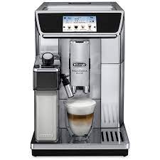 These coffee grounds are then mixed with the preheated water and dispensed into the cup. De Longhi Primadonna Ecam 650 75 Ms Automatic Coffee Machine Alzashop Com