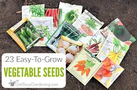 13 easy annuals to grow from seed. 23 Easiest Vegetables To Grow From Seed Get Busy Gardening