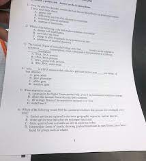 Solved Pts 2 Points Each Answer On The Scantron Form O Chegg Com