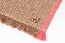 Did you scroll all this way to get facts about woven wool blanket? Hand Woven Cashmere Blend Neon Tipped Wrap Pink Grey Thread Tales Thread Tales Company