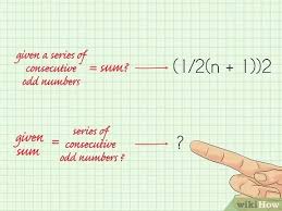 How To Add A Sequence Of Consecutive Odd Numbers 14 Steps