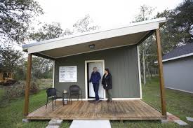 First Residents Move Into Promise Pointe Tiny Homes Aimed At