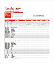 9 Free Excel Documents Download Free Premium Templates Home Inventory Templates Excel