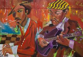 Voted one of the world's top 100 jazz clubs in the world the jazz kitchen features the best in local, regional and international jazz plus and a mix of new orleans, latino and midwest cuisine. Jazz Bar Shervin Arts Paintings Prints Entertainment Music Jazz Blues Swing Artpal