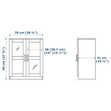 Brimnes Schrank Mit Turen Glas Weiss 78x95 Cm Ikea Deutschland Cabinet Doors Glass Cabinet Doors Brimnes