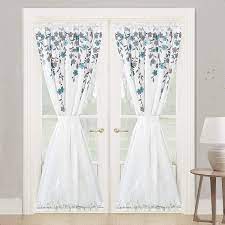 We did not find results for: Amazon Com Driftaway Isabella Faux Silk Embroidered Crafted Flower Door Curtain Sidelight Rod Pocket Room Darkening Front Door 1 Panel With Adjustable Tieback 50 Inch By 72 Inch Plus 1 5 Inches Header Blue