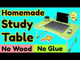 Then, cut the wood to size and assemble the table top using tongue and groove planking, glue, and clamps. Homemade Study Table How To Make Study Table Make Study Table At Home Dress My Craft Transfer Sheet Youtube
