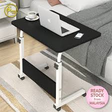 Check spelling or type a new query. Portable Height Adjustable Mobile Standing Moveable Laptop Table Liftable Bed Side Sofa Computer Notebook Desk 40 60cm Shopee Malaysia