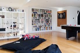 Billy Bookcase Can Act As A Movable Room Divider If You Add Castors To It Digsdigs Contemporary Family Rooms Modern Family Rooms Ikea Billy Bookcase