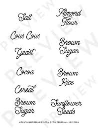 Free icons for your project, find the perfect icon you need in our amazing icons collection, available in svg, png, ico or icns for free. Printable Rustic Pantry Labels Svg File Mountainmodernlife Com
