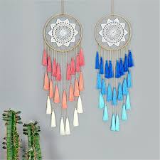 You get the satisfaction of making it yourself and having it be the exact style you want. Indianstyle Tassel Dream Catcher Wall Hanging Handmade Shabby Chic Bedding Dreamcatcher For Girl Home Decor Diy Decoration Craft Buy At The Price Of 7 90 In Aliexpress Com Imall Com