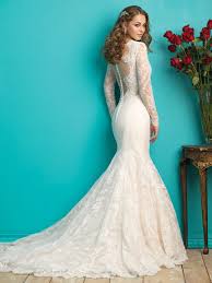Allure Bridals 9260 900 Size 10 New Un Altered Wedding Dresses Allure Wedding Dresses Lace Mermaid Wedding Dress Wedding Dress Long Sleeve