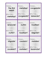 With every mistake, the dyslexic child ends up feeling frustrated and demoralized. I Have Who Has Multisyllabic Nonsense Words By Lauren Thompson