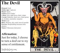 It can be a warning to not let lust override your judgment. 32 The Devil Tarot Card Astrology Zodiac Art Zodiac And Astrology