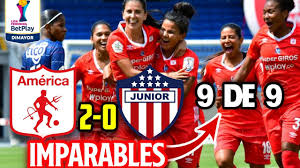 Una eliminatoria de pronóstico reservado donde. America 2 Junior 0 Fecha 3 Liga Bet Play Femenina Youtube