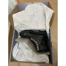 Leather wellington boots