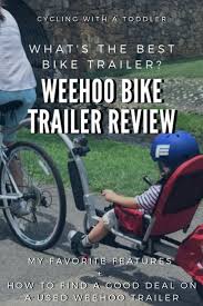 Looking For A Bicycle Trailer For Your Child We Bought A Weehoo Bike Trailer And We Absolutely Love It In 2020 Bike Trailer Cool Bikes Bicycle Trailer
