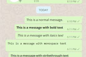 Check out our tutorial on whatsapp formatting and how to. Format Text Bold Italics Strikethrough Monospace In Whatsapp 2 Methods