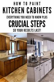 After removing the hardware, we recommend that the cabinets be thoroughly cleaned with a good cleaner degreaser to remove all grease and oils that normally buildup on kitchen cabinetry over time. How To Paint Kitchen Cabinets So They Look Amazing And Last Weekend Diy Projects