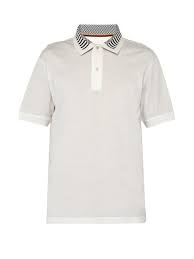 Black And White Polo Shirt Design Striped Collar Cotton Polo Shirt In White Polo Shirt Design Cotton Polo Shirt Cotton Polo