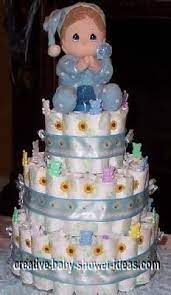 Speaking of baby showers, diaper cakes are one of the most common things to pop up in mind when it's about a baby gift or a unique piece of decoration that suits the oh yes, super adorable diaper cakes are equally easy to build, and that's exactly what these incredible diaper cake ideas exhibit! Diaper Cake How To Pictures Baby Shower Cakes Baby Shower Baby Shower Images