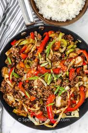 Add the coconut milk with 1 can of water, stir into the beef and bring to a simmer. Sesame Ground Beef Stir Fry Spend With Pennies