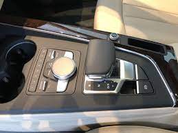 Center Console Gear Shift And Navigation Touch Pad And Control Panel On The 2018 Audi A4 Located At Audi Of Bridgewater Audi Dealership Used Luxury Cars Audi
