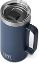 Amazon.com: YETI Rambler 24 oz Mug, Vacuum Insulated, Stainless ...