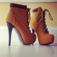 $170 shoes available on ebay.com. Timbs Heels Timberland Heels High Heels