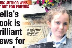 Bella's book is brilliant news for her class