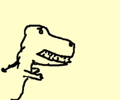 Share the best gifs now >>> I Have A Big Head And Little Arms T Rex Drawception