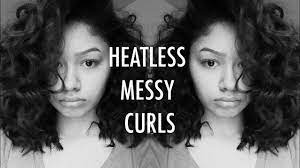 Start with damp hair and comb through your locks, removing any knots or tangles. How To Curl Your Hair Without Heat No Heat Curls