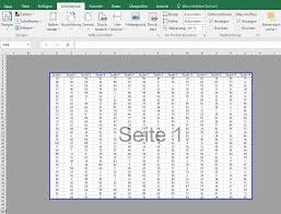 Tabelle drucken tabelle als pdf. Excel Tabellen Perfekt Auf Einer Seite Ausdrucken Mit Kopf Und Fusszeilen