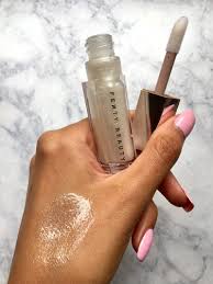 Fenty Beauty By Rihanna Diamond Bomb All Over Diamond Veil Fenty Beauty Diamond Milk Gloss Bomb Diamond Bomb All Over Veil Review Swatches Photos Christine S Ma Aesthetic Makeup Gorgeous Makeup Pinterest Makeup