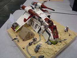 Crashed Republic Gunship Lego Star Wars Lego Star Wars Sets Lego
