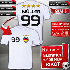 Weitere ideen zu bundesliga, deutschland fußball, 2 bundesliga. Deutschland Fussball Trikot Mit Eigenem Namen Fur Erwachsene Und Kinder 4 Sterne Und Deutschland Logo