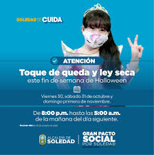 Toque de queda nocturno república dominicana подробнее. Alcaldia De Soledad On Twitter Soledadsecuida I Durante El Fin De Semana De Celebracion De La Fiesta De Halloween Rige En Soledad Las Medidas De Toque De Queda Y Ley Seca Con