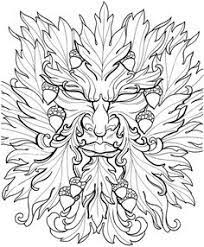 Welcome to one of the largest collection of coloring pages for kids on the net! 18 Fantasy Coloring Green Man Ideas Green Man Coloring Pages Coloring Books