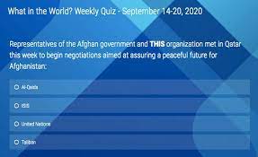Included are questions about a disgraced lawyer, a banned sprinter, a trumpian lawsuit, the end of a battle in va, and the end of a war in afghanistan. What In The World Weekly Quiz Tnwac