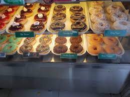 Only good at participating krispy kreme retail stores in the united states. Chocolate Iced Icing Sugar And Other Doughnuts Picture Of Krispy Kreme Jakarta Tripadvisor